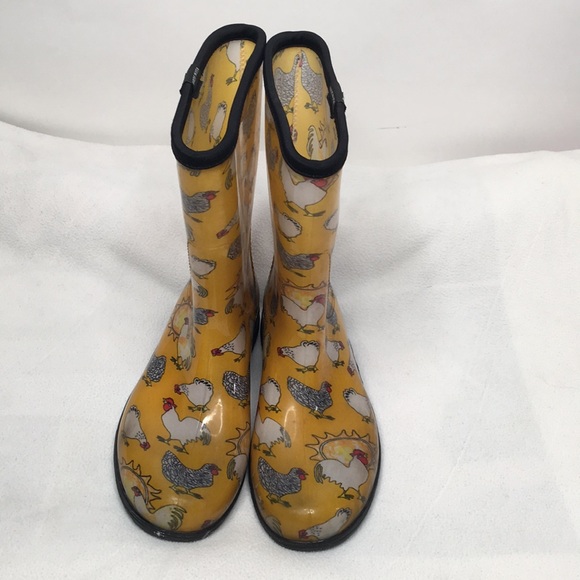sloggers chicken rain boots
